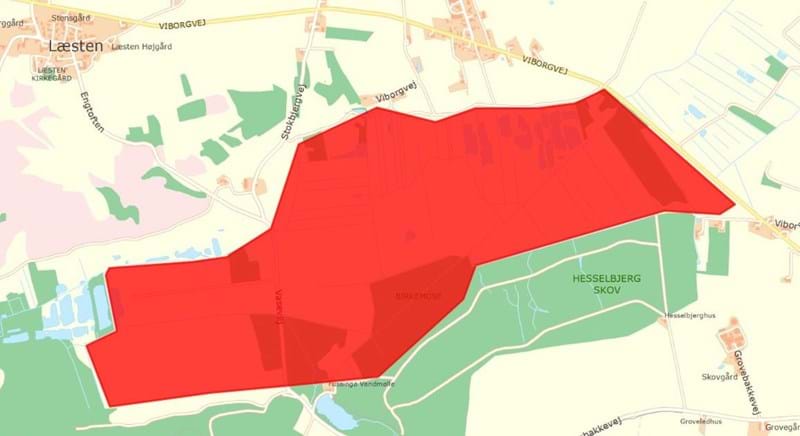 Lavbundsområder Bjerregrav Mose